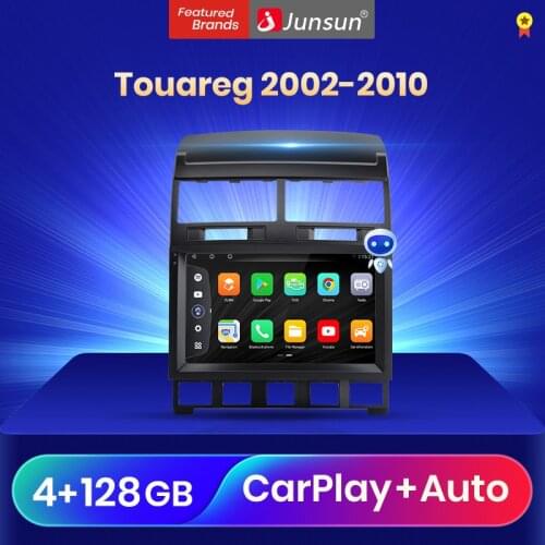 Junsun V3 Qualcomm Android 10.0 Car Radio Multimedia Player For Volkswagen Touareg 2002-2010 Carplay Autoradio Stereo 2Din dvd