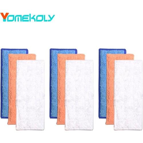 For IRobot Braava JET 240 241 Robot Vacuum Cleaner Microfiber Cleaning Cloth Dry and Wet Mop Rag Replacement Accessories