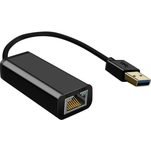 Ethernet Adapter USB3.0 10/100/1000M Network Card Interface Drive Free LAN Port Computer Converter for Switch Mac OS