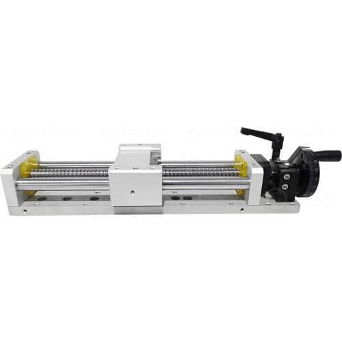 Stroke 200mm C7 CNC Sliding Table 1605 Manual Operation Linear Guides Repositioning resolution 0.03mm for CNC Machine