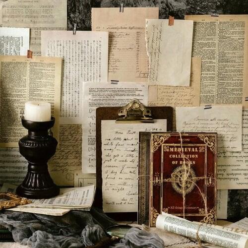 Stationery Vintage Decor Vintage Decor Diy Scrapbooking Material Craft Album Decoration Paper Supplies For Junk Journal Dairy