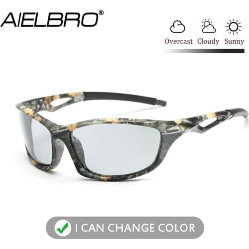 Men Polarized Square sunglasses Polarized Hiking Cycling Glasses Photochromic Eyewear UV400 Men Women Fishing Running Eyewear