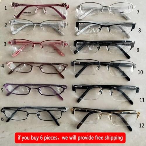 China Wholesale Mixed Metal Style Series Myopia Prescription Eyeglasses Male Female Eyewear