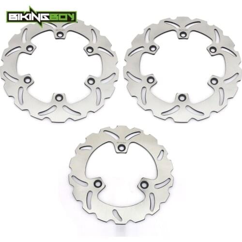 BIKINGBOY Front Rear Brake Discs Rotors Disks CBR600F CBR500F Hurricane 87 88 89 90 VFR 400 Z 1986 1987 276mm 220mm Full Set