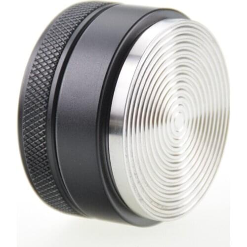 Adjustable Stainless Steel Coffee Tamper Aluminum Handle 58.35mm Coffee Powder Hammer Espresso Beans Press Tool