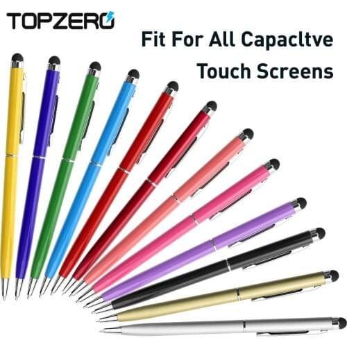 Universal 2 in 1 Stylus Pen Drawing Capacitive Screen Caneta Touch Pen for Mobile Android Phone Tablet Smart Pencil Accessories