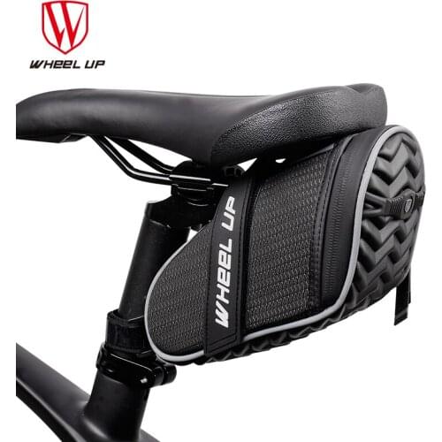 WHeeL UP Bicycle Saddle Bag Waterproof Cycling Panniers MTB Bike Rear Tool Bag Night Reflective Bicycle Bag Bike Accessories