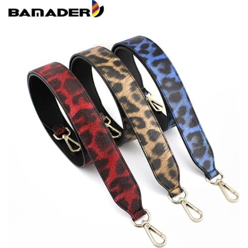 BAMADER Leopard Design Bag Strap For Women Handbag DIY Fashion Multicolor Leopard Handle Shoulder Strap Belt O Bag Accessories