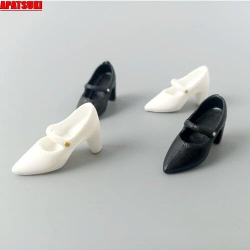 1Pair Fashion High Heel Sandals for Barbie Doll Shoes for Blythe Doll Shoes for 1/6 BJD Doll House Accessories Kid Toy for Girls