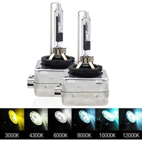 2x D3R 35W HID Xenon Headlight Bulb HID Bulbs With Metal Bracket Protection 4300K 6000K 8000K D3R XENON HID Auto Headlamp Light