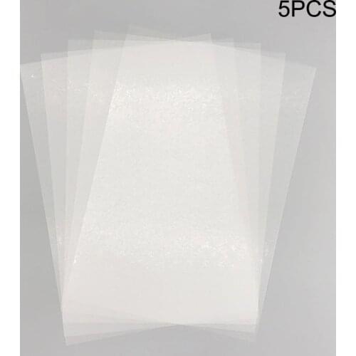 5 Pcs/Set Color Heat Shrink Sheet Plastic Magic Paper Sheet for Educational DIY Crafts C1