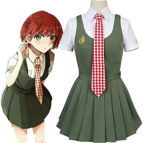 Danganronpa V3: Killing Harmony Koizumi Mahiru Cosplay Costume JP Sailor Suit Women Full Set JK Uniform with Wig