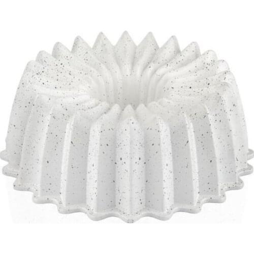 Tac Hazel 26 Cm Casting Cake Mold White Non-Stick Baking Pastry Tools Quality Mold