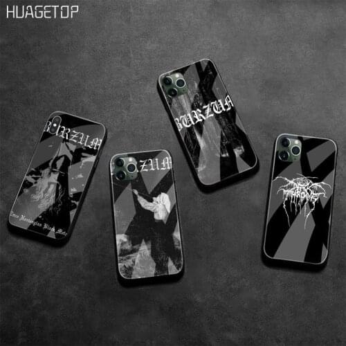 HUAGETOP Burzum Filosofem BRZM Soft Phone Cover Tempered Glass For iPhone 11 Pro XR XS MAX 8 X 7 6S 6 Plus SE 2020 case