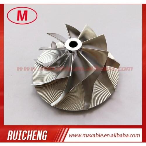 K16 reverse 45.79/67.00mm 9+0blades high performance turbo milling/aluminum 2618/billet compressor wheel