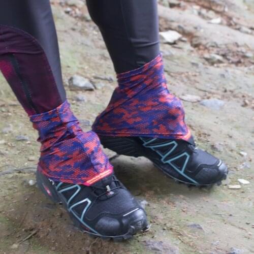 Camo Pattern Running Trail Gaiter Light weight