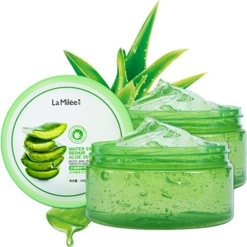 Natural Aloe Vera Smooth Gel Acne Treatment Face Cream For Hydrating Moist Skiin Repair After Sun Aloe Vera Gel Skin Care