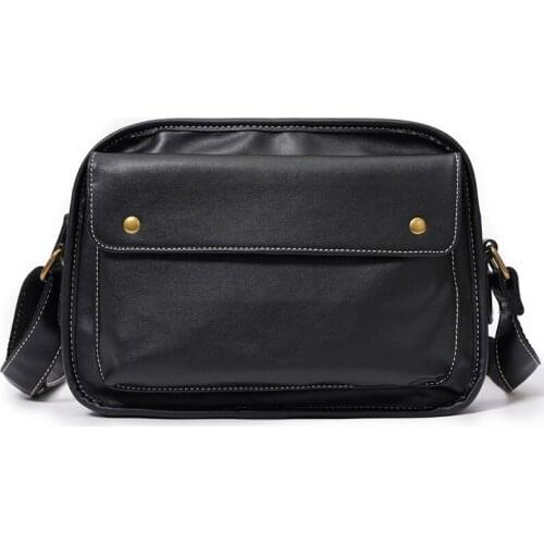 2021 New Mens Crossbody Bag Fashion Messenger Bag Retro Square Bag Large Capacity Shoulder Bag Business Male Bag