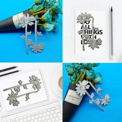 New Thanksgiving Daisy Flower Plant 2021 Metal Cutting Dies Decor Scrapbooking Stamps No Embossing Card For DIY And Making Q5N2