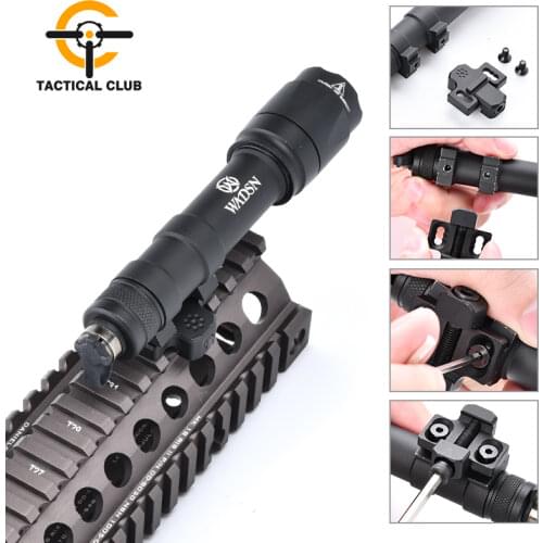 WADSN ARISAKA Scoutlight Mount CNC For Surfire M600 M600B M600C M600U M600DF Tactical Weapon Light Fit 20mm Picatinny Rails