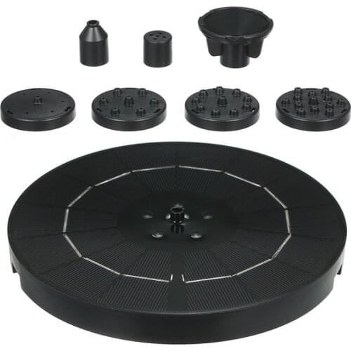 Floating Solar Fountain Garden Water Fountain Pool Pond Decoration Solar Panel Powered Fountain Water Pump Garden Decoration