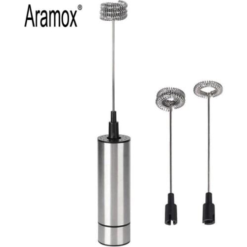 Stainless Steel PortableCoffee Stirrer Mixer Blender Electric Egg Beater Milk Coffee Frother Home Kitchen Utensils Tools