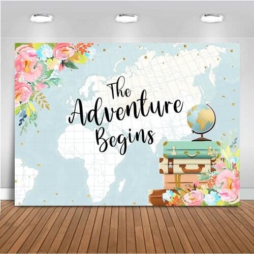 Adventure Backdrop for Photography Children Newborn Background for Photo Booth Studio Photocall Birthday Theme Party Decoration