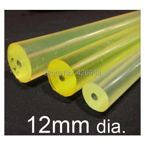 12mm diameter 300mm length PU rod RUBBER SPRING bar polyurethane Elastic rubber round stick