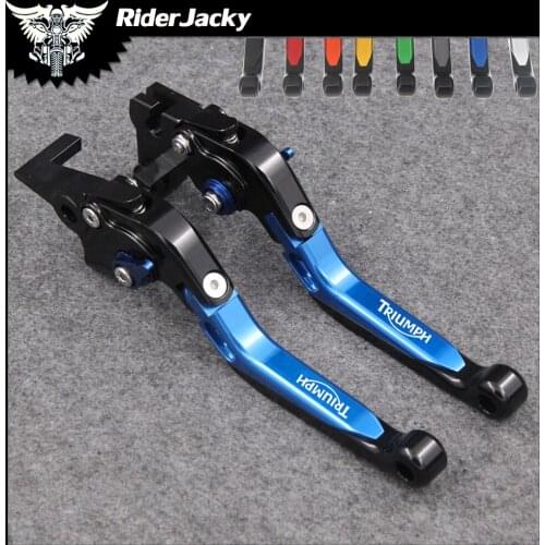 RiderJacky Folding Extendable Motorcycle Brakes Clutch Levers For TRIUMPH SPEEDMASTER 2006-2016 2010 2011 2012 2013 2014 2015