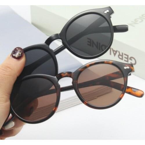 Men and Women Sunglasses Retro Sunglasses Ladies Brand Designer Round Sunglasses Oculos Gafas De Sol UV400
