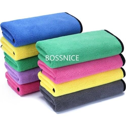 3PCS 30X30CM Car Wash Care Polishing Drying Washing Microfiber Towel Kitchen Superfine Fibre Cleaning Duster Cloth Extra Soft