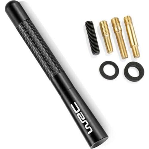Universal Carbon Fiber Short Antenna Aerials For Ford 2 3 Peugeot 206 207 307 308 408 508 Opel intended for AM/FM radio