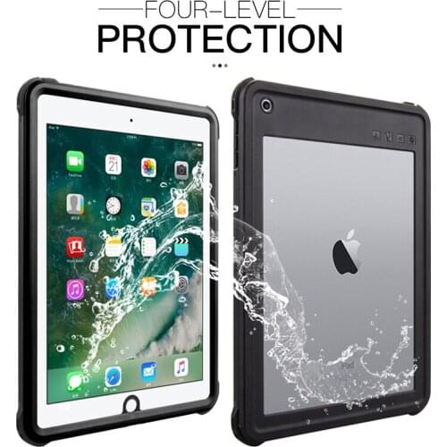360 Degrees All-round Sealed Waterproof Protective Cover Lightweight Tablet Anti-drop Case For iPad 2017 2018 Air 9.7 Inch