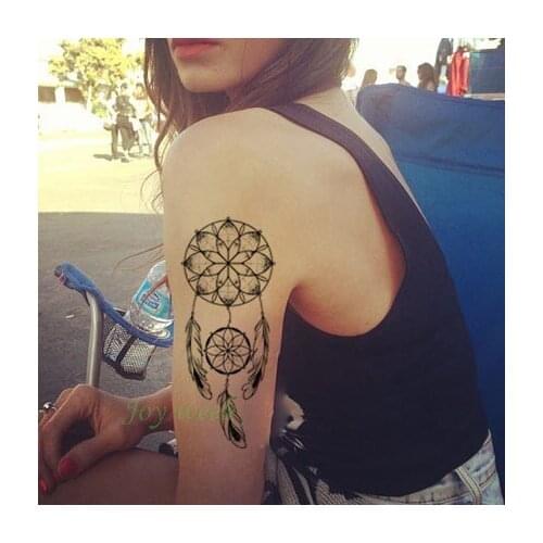 Waterproof Temporary Tattoo sticker dreamcatcher dream catcher tatto stickers flash tatoo fake tattoos for girl