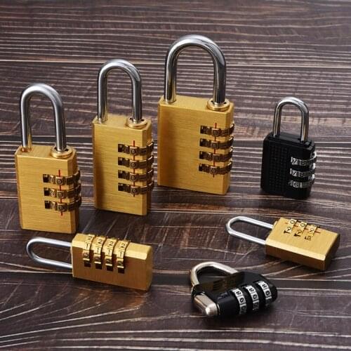 Padlock with Password Required Waterproof Anti-Rust Suitcase Lock Lock Locker