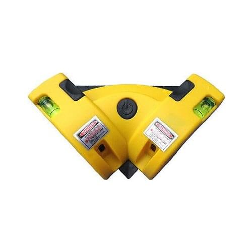 1 Pcs 90 degree Vertical Horizontal Laser Line Lever Meter Square Ground on/off