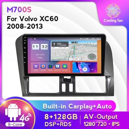 Car GPS 4G LTE Android 11 6G+128G RDS DSP Car Multimedia Player Car Audio Car Radio For Volvo XC60 Multimedia Video Player