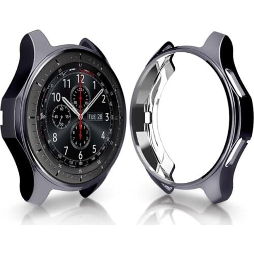 Case for Samsung Galaxy watch 42mm 46mm S3 Frontier/Classic cover electroplated Gear s3 active 2 sport Protective case 20mm 22mm