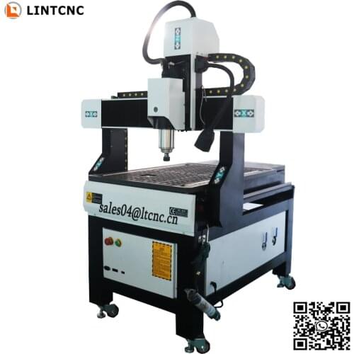 Heavy Duty Mini CNC Milling Machine for Aluminum Brass Wood MDF Acrylic Plywood Desktop 6090 iron Cast Frame CNC Router