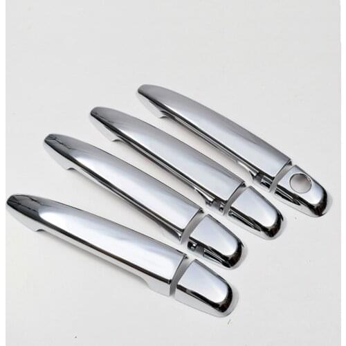 FUNDUOO For Toyota Avalon 2005 - 2012 XX30 Chrome Door Handle Cover Trim Set 2006 2007 2008 2009 2010 2011 Accessories Sticker