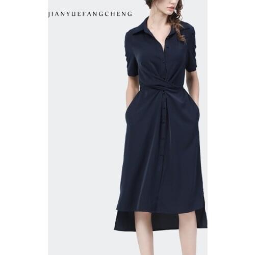 Модные платья-рубашки Jianyuefangcheng China At AliExpress