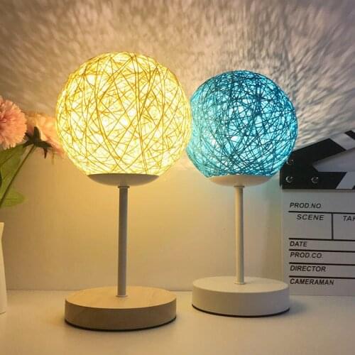 Nordic Table Lamp Ins Wind Bedroom Bedside Table Lamp Birthday Gift Creative Dreamy Warm Led Night Light