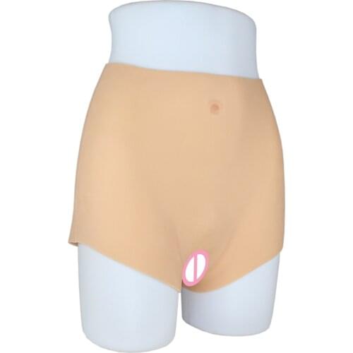 RAOPIN Sex Toys Silicone Realistic Vagina Pants Pussy Pants Transgender Sexy Fake Vagina for Shemale Crossdresser Tits Draag s