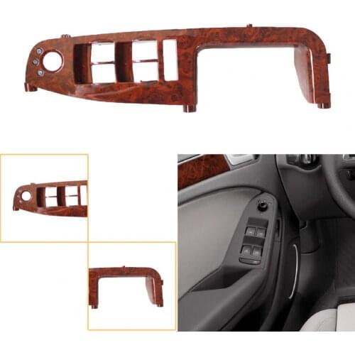 Waterproof Window Switch Bezel Wood Grain Window Lift Panel Replacement 8E1867171b for Audi A4 B6 B7 01-08