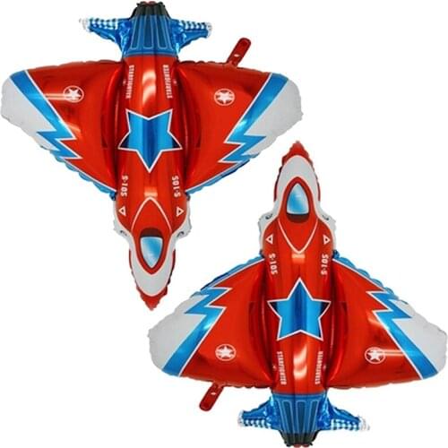 Oversized Fighter Balloon Children Airplane Aluminum Film Balloon Baby Birthday Party Decoration Balloon