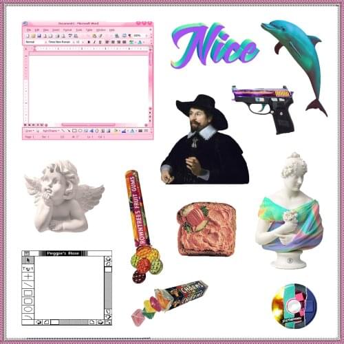 Funny steam wave stickers Cup notebook/Scrapbooking Stickers /Decorative Sticker /DIY Craft Photo Albums