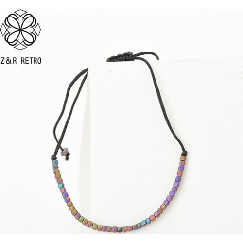 Trend Bracelets & Bangle 2021 Fashion Colored Beads Suspension Pendants Vintage Costume Jewelry for Women Unusual Accessories