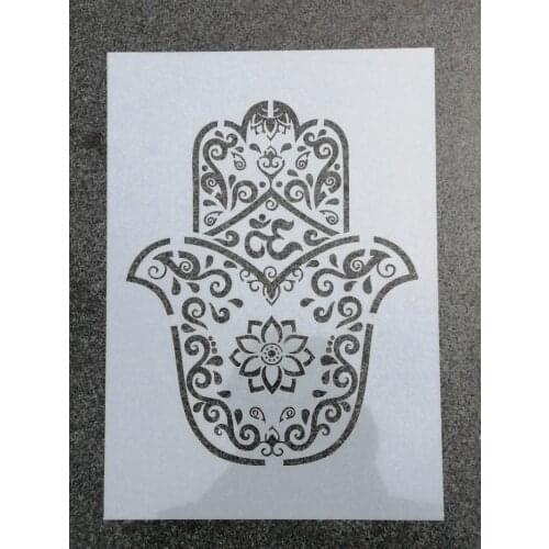 1pc Size A4 DIY Layering Stencils Wall Painting Scrapbook Coloring Embossing Album Decorative Template