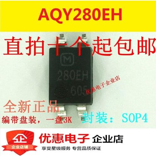 10PCS AQY280EHAX SOP4 original