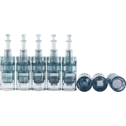 10PCS Dr. Pen M8 Needle Cartridges Electric Derma Pen Bayonet Cartridges 36 42 Tattoo Needle Micro Skin Needling Tip Derma Stamp